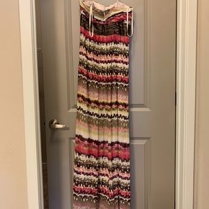 Floor-length gown perfect for formal attire!